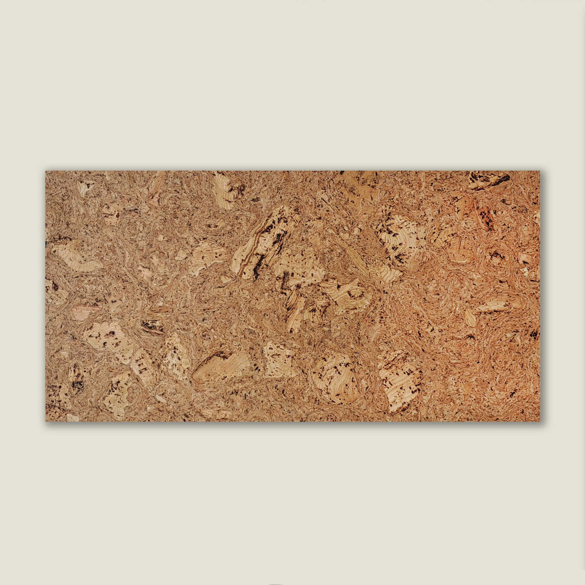 Cork Notice Board Wall Tiles - Twist Natural, 600 x 300 x 8mm
