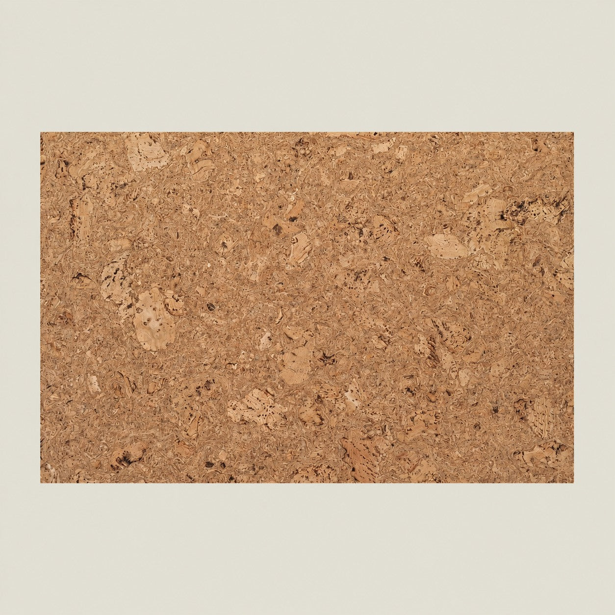 Cork Notice Board Wall Tiles - Twist Natural, 900 x 600 x 8mm