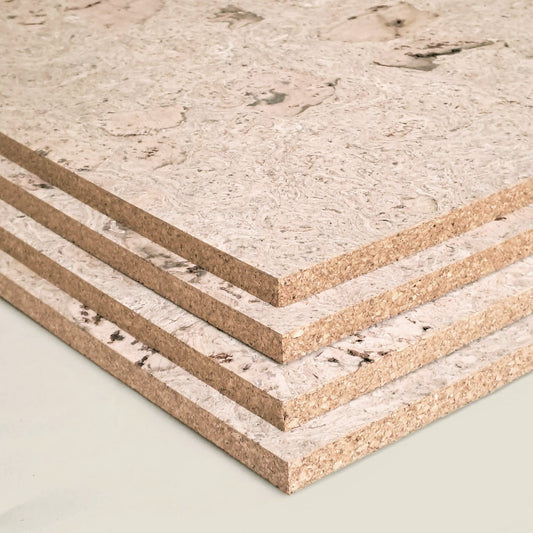 Cork Notice Board Wall Tiles - Twist Pearl, 600 x 300 x 8mm