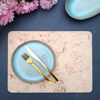 Pearl Twist Cork Placemats | Rectangular | Made in Portugal