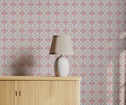 Bobbi Beck Cusco Talavera Tile Wallpaper