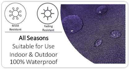 Dhalia Lilac Outdoor Waterproof Cushions Stylish Durable 17x17 Inch Polyester for Patio Garden Indoor Use by OLIVIA ROCCO