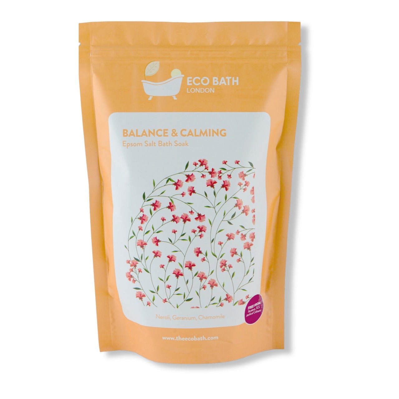 Eco Bath London Balance and Calming Epsom Salt Bath Soak - Pouch | 500g & 1000g