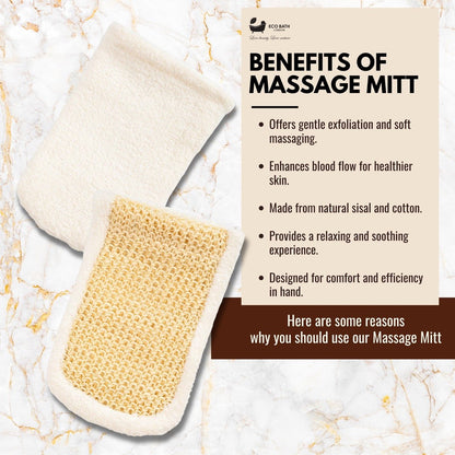 Eco Bath London Bamboo and Cotton Massage Mitt