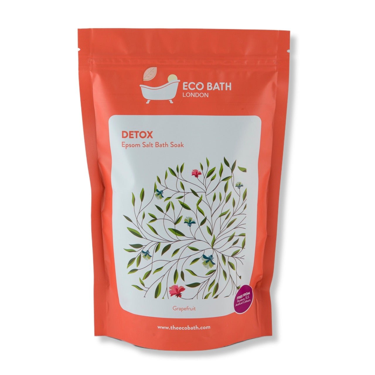 Eco Bath LondonDetox Epsom Salt Bath Soak - Pouch | 500g & 1000g