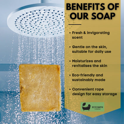 Eco Bath Hand Made Bay & Olive Soap (+/- 200gr)