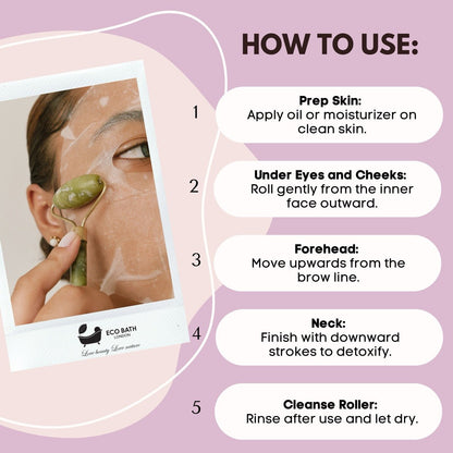 Eco Bath Jade Face Roller