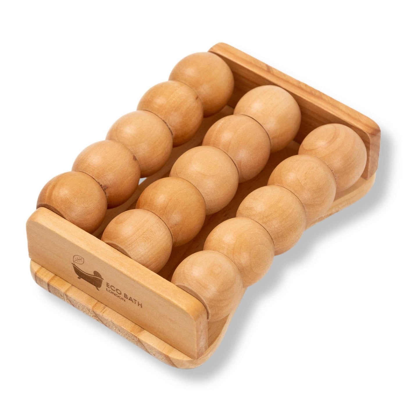 Eco Bath London Foot Roller - Wooden Foot Roller Massager for Pain Relief and Improved Circulation