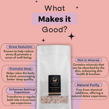 Eco Bath London Himalayan Bath Salt Coarse Plain - 1 KG