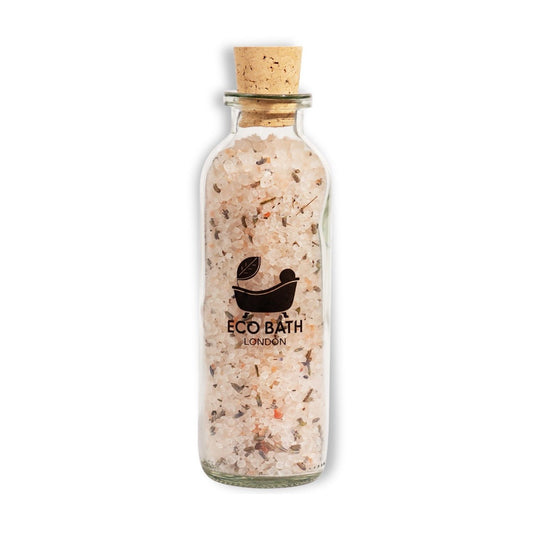 Eco Bath London Lavender Himalayan Bath Salt 300g - Pink Himalayan Bath Salt Infused with Lavender
