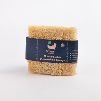 Eco Bath London Natural Loofah Dishwashing Sponges - Set of 3