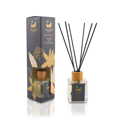 Eco Bath London Reed Diffuser Collection - Luxurious Home Fragrance, Long-Lasting Room Diffusers with Natural Essential Oils, 100ml (3.38 Fl.Oz), Multiple Scents Available