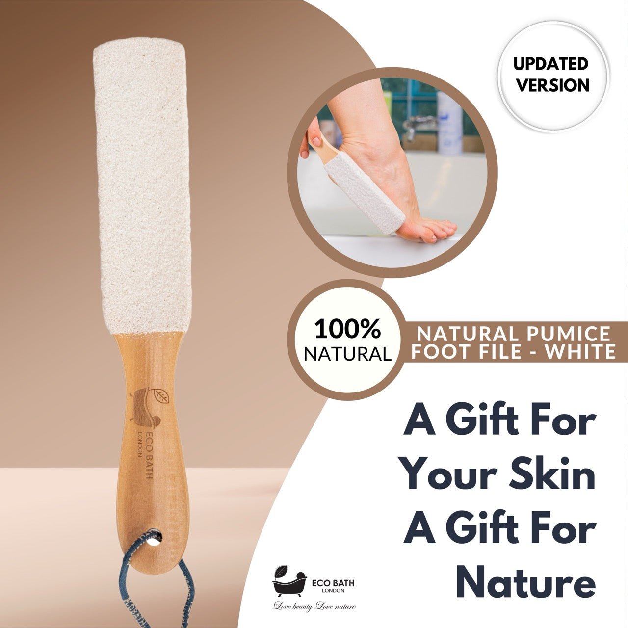Eco Bath Natural Pumice Foot Files