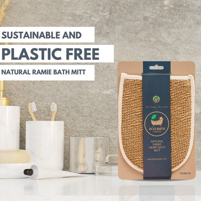 Eco Bath Natural Ramie Bath Mitt