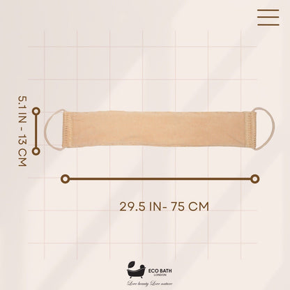 Eco Bath London Natural Cotton & Sisal Back Strap