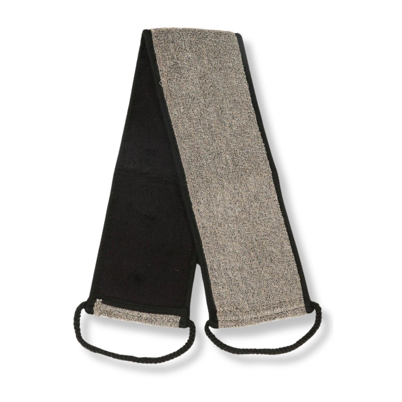 Eco Bath Natural Sisal Hemp Back Strap Black