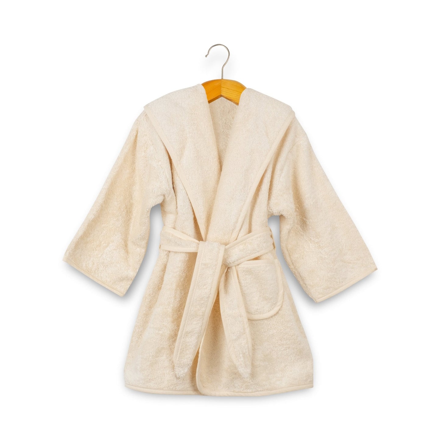 Eco Bath London Organic Cotton Kids Robe (10-12 Years) - Hooded, 100% Certified Organic Cotton