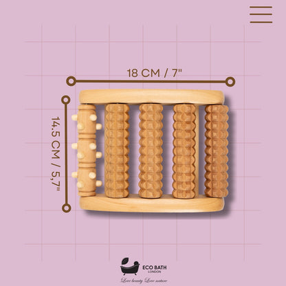 Eco Bath London Reflexology Foot Roller | Best to Use Under Work/Study Table