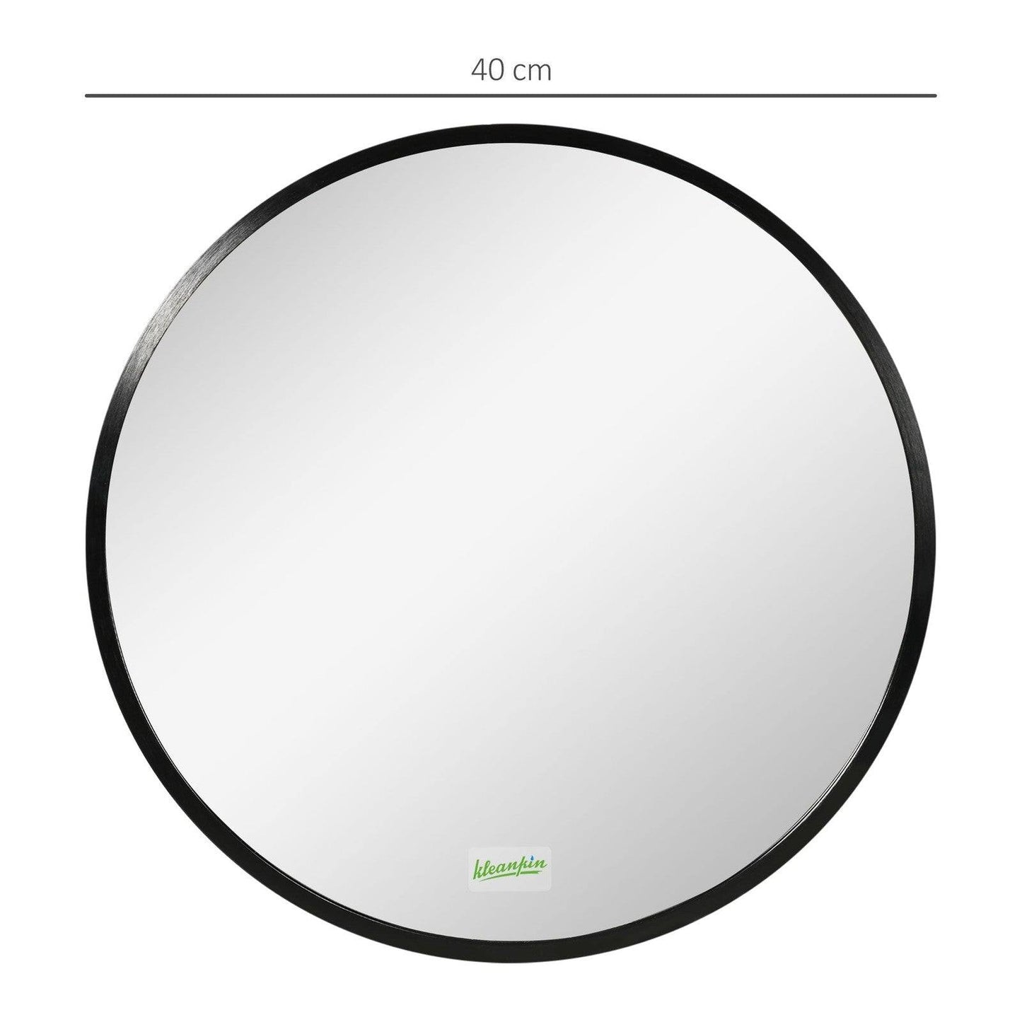 🪞 Kleankin Round Bathroom Mirror ✨ Modern Wall Mount Design