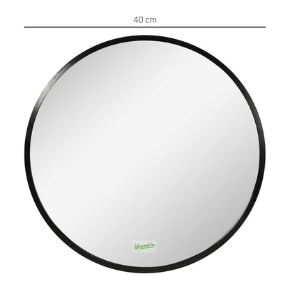 🪞 Kleankin Round Bathroom Mirror ✨ Modern Wall Mount Design