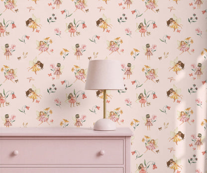 Bobbi Beck Fable Fairy Garden Wallpaper