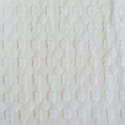 Florian Checked Throw Blanket White Bedspread for Sofas Armchairs Sofa Settee Couch Beds & Couches by OLIVIA ROCCO