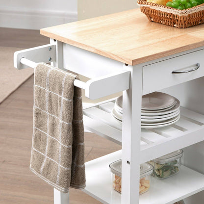 🍽️ Premium Kitchen Trolley - Mobile Storage & Serving Cart 🛒