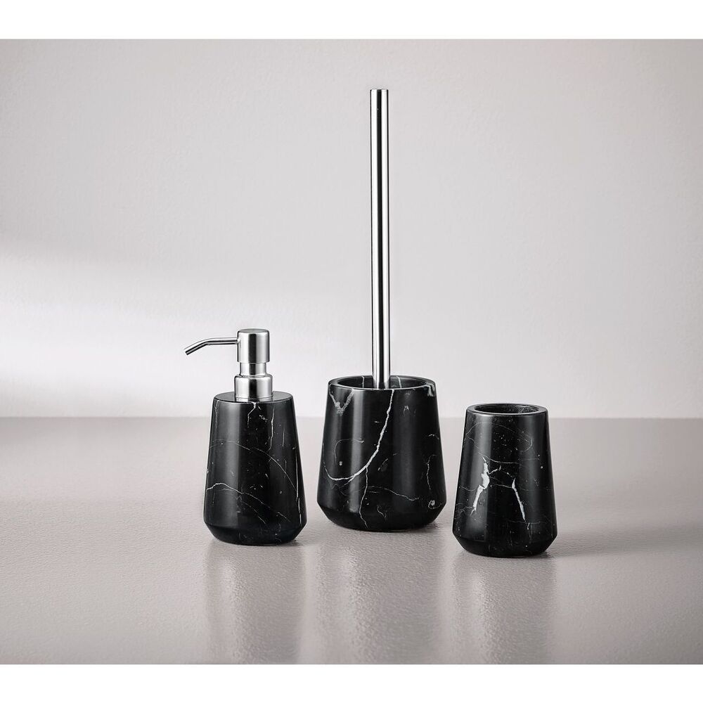 Kleine Wolke Signature Carrara Black Tumbler / Toothbrush Holder