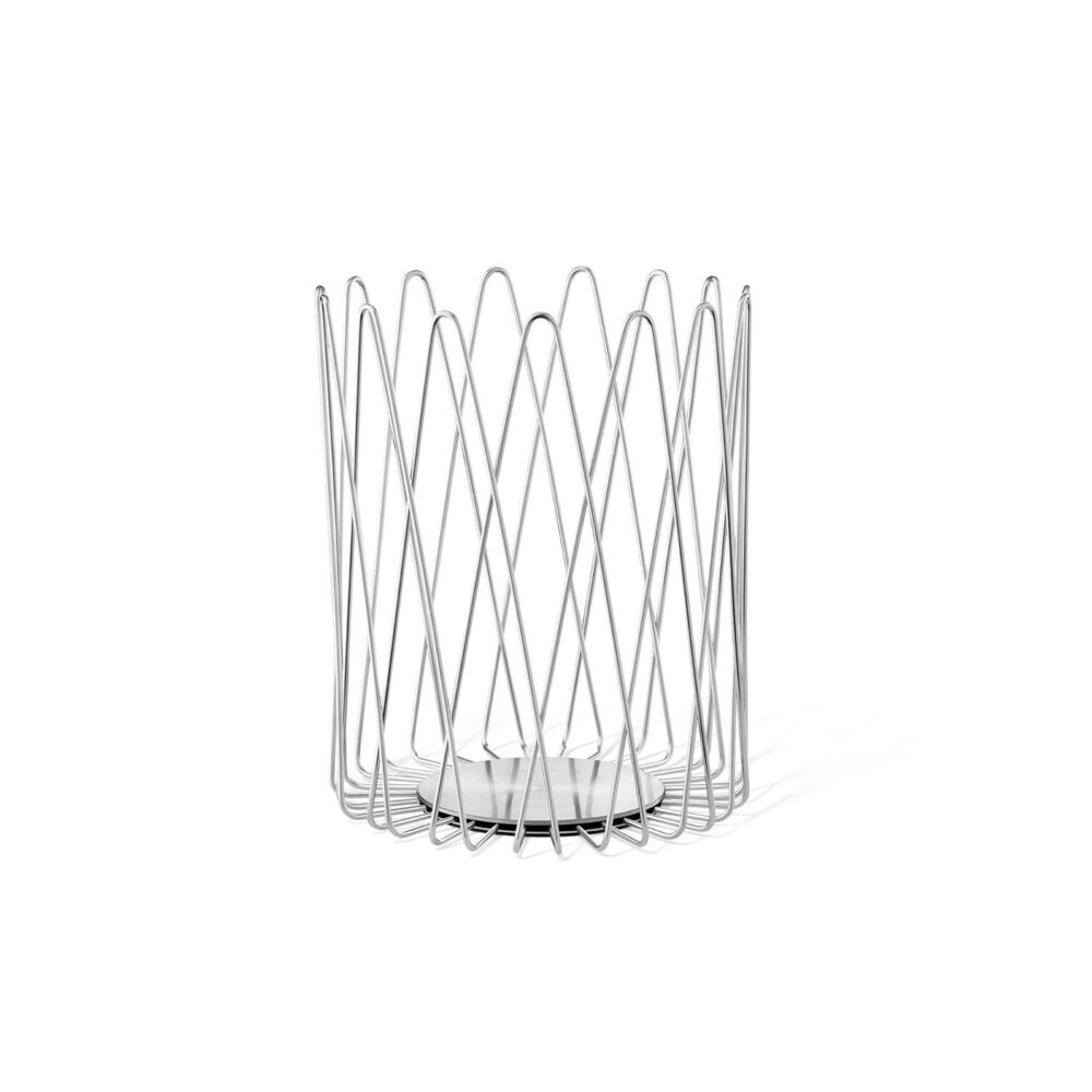 Zack Bivio Brushed Stainless Steel Fruit Basket 30655