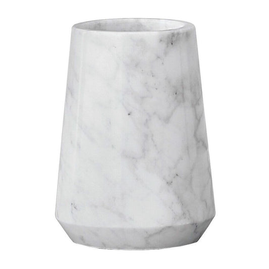 Kleine Wolke Signature Carrara White Tumbler / Toothbrush Holder