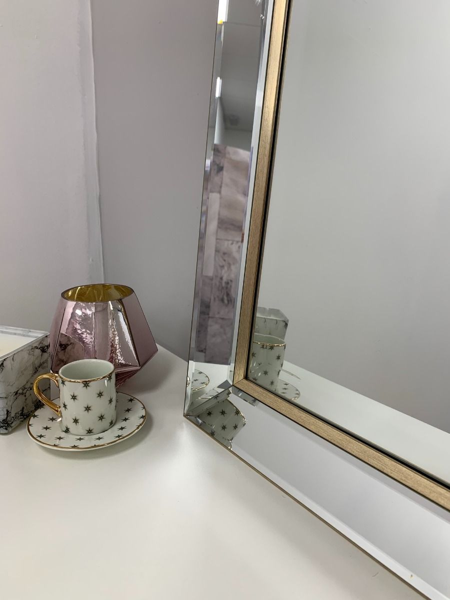 Pagazzi Iona Silver & Gold Wall Mirror 60 x 90 cm