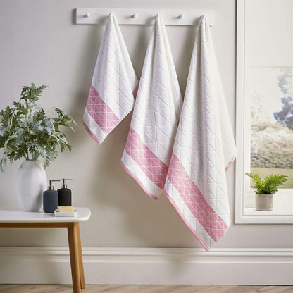 Inca Diamond Jacquard Luxury Soft Absorbent 600GSM Cotton Towels Bath Sheets Hand Towels Bath Towels Durable OEKO-TEX Certified Made in England by OLIVIA ROCCO