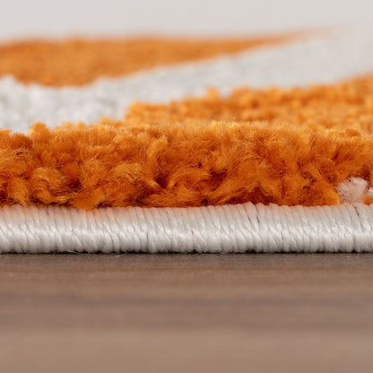 Joli Doodle Orange & White Rug