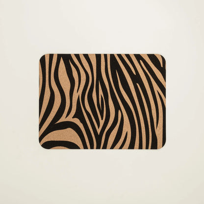 Jungle Design Cork Placemats | Rectangular | Set of 4 | Made in Portugal