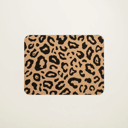 Jungle Design Cork Placemats | Rectangular | Set of 4 | Made in Portugal