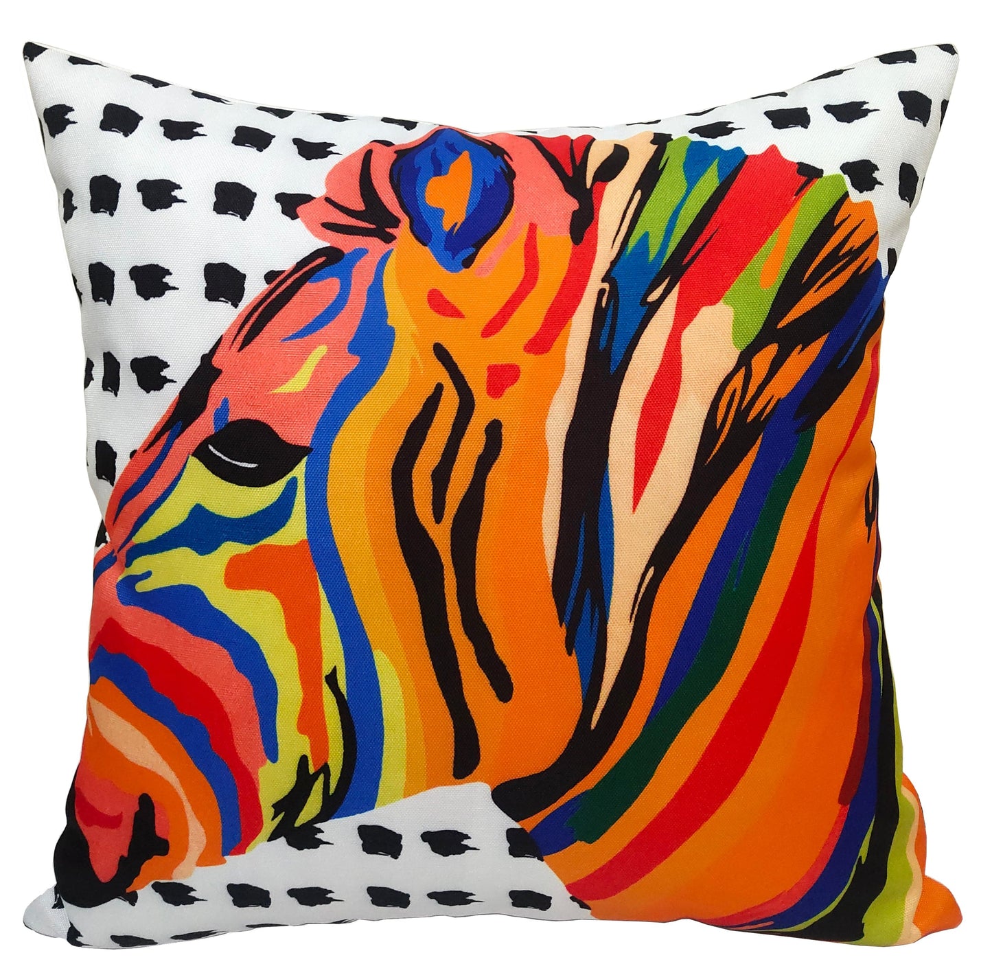 Kampala Orange Waterproof Cushions for Indoor Outdoor Home Decor Patio and Beach by OLIVIA ROCCO