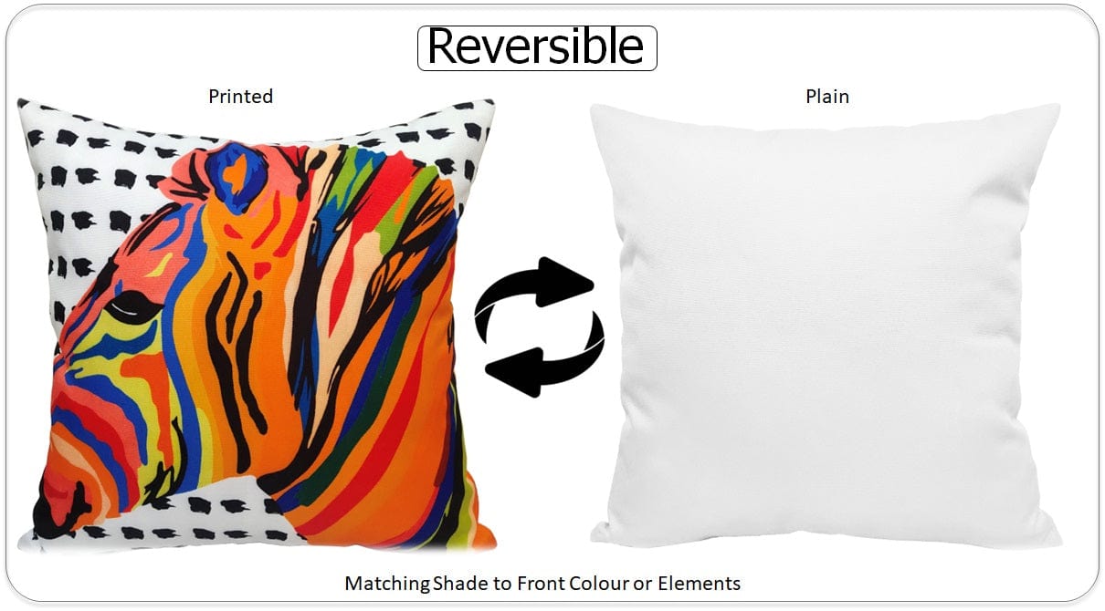 Kampala Orange Waterproof Cushions for Indoor Outdoor Home Decor Patio and Beach by OLIVIA ROCCO