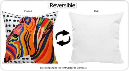 Kampala Orange Waterproof Cushions for Indoor Outdoor Home Decor Patio and Beach by OLIVIA ROCCO