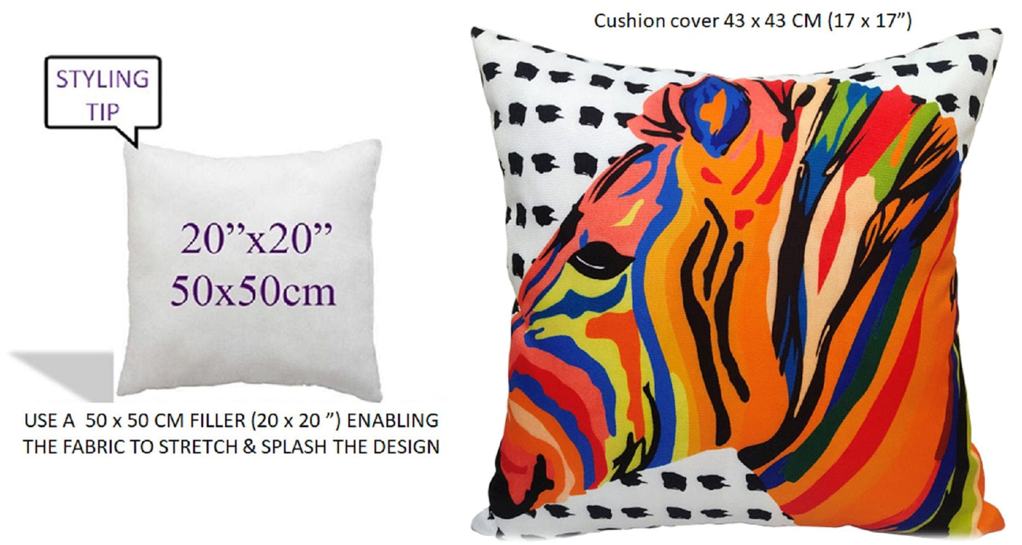Kampala Orange Waterproof Cushions for Indoor Outdoor Home Decor Patio and Beach by OLIVIA ROCCO