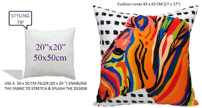 Kampala Orange Waterproof Cushions for Indoor Outdoor Home Decor Patio and Beach by OLIVIA ROCCO