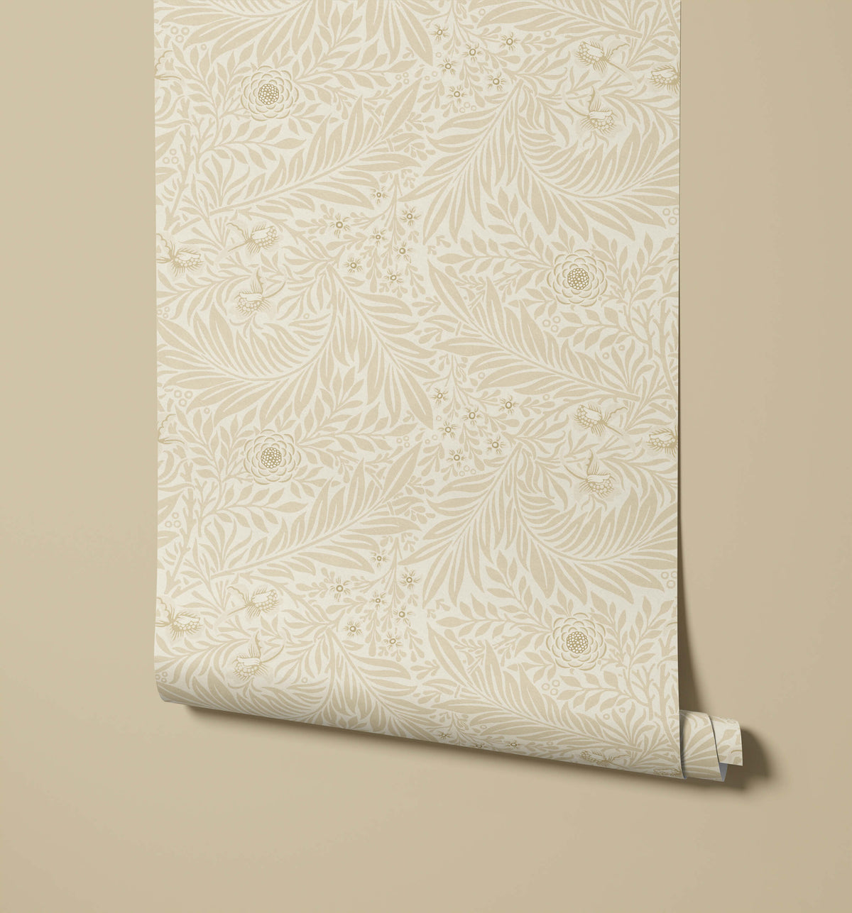 Bobbi Beck Larkspur Arts and Crafts Floral Wallpaper