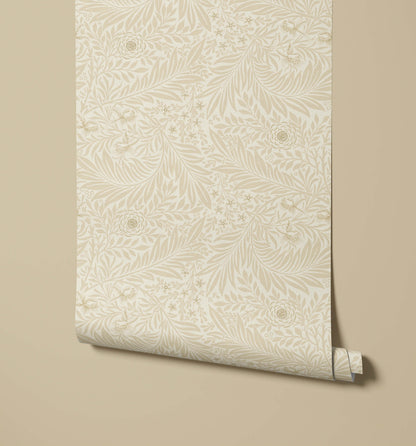 Bobbi Beck Larkspur Arts and Crafts Floral Wallpaper