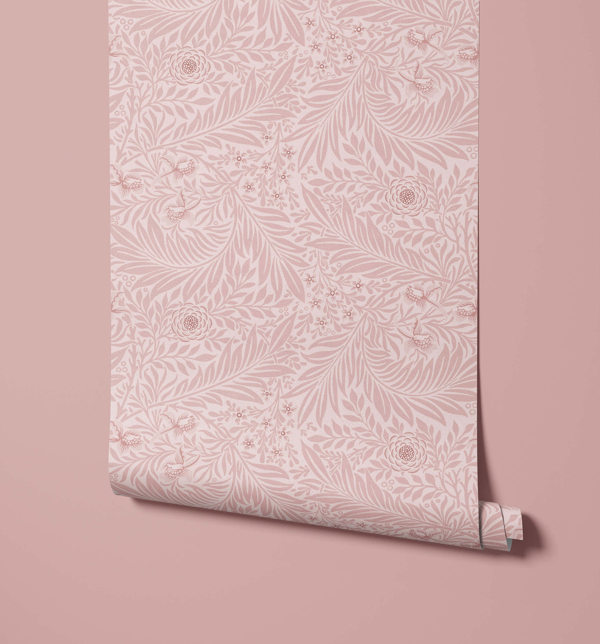Bobbi Beck Larkspur Arts and Crafts Floral Wallpaper