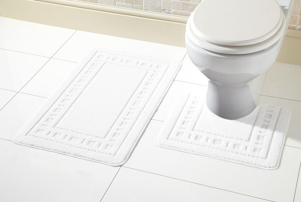 Miami Bath Mat Set Luxurious Ultra-Absorbent Non-Slip Bathroom Rugs with Multiple Color Options Perfect for Home Hotel or Guesthouse by OLIVIA ROCCO