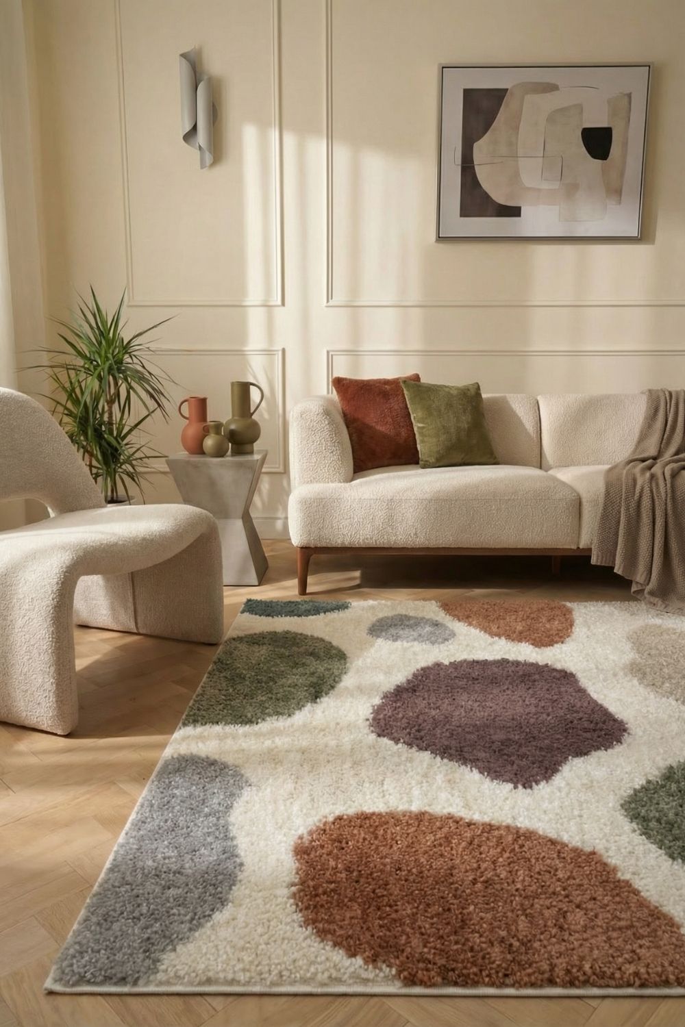 Moodi Shaggy Multicolour Mingle Rug
