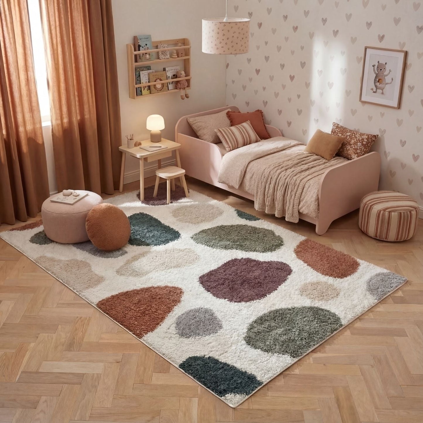 Moodi Shaggy Multicolour Mingle Rug