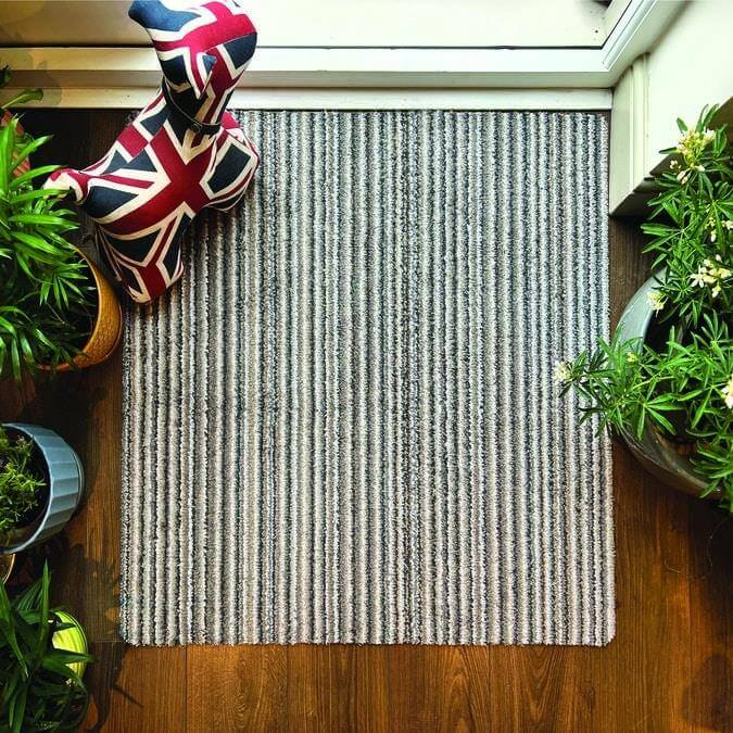 Candy Washable Mat Striped Design
