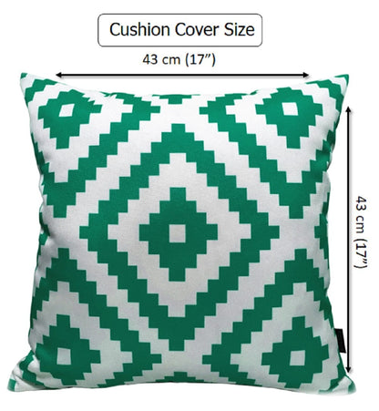 Nairobi Lime Green Outdoor Waterproof Patio Garden Cushions Durable Weather-Resistant Polyester Comfortable Hollow-Fibre Filled Versatile Indoor Outdoor Use by OLIVIA ROCCO