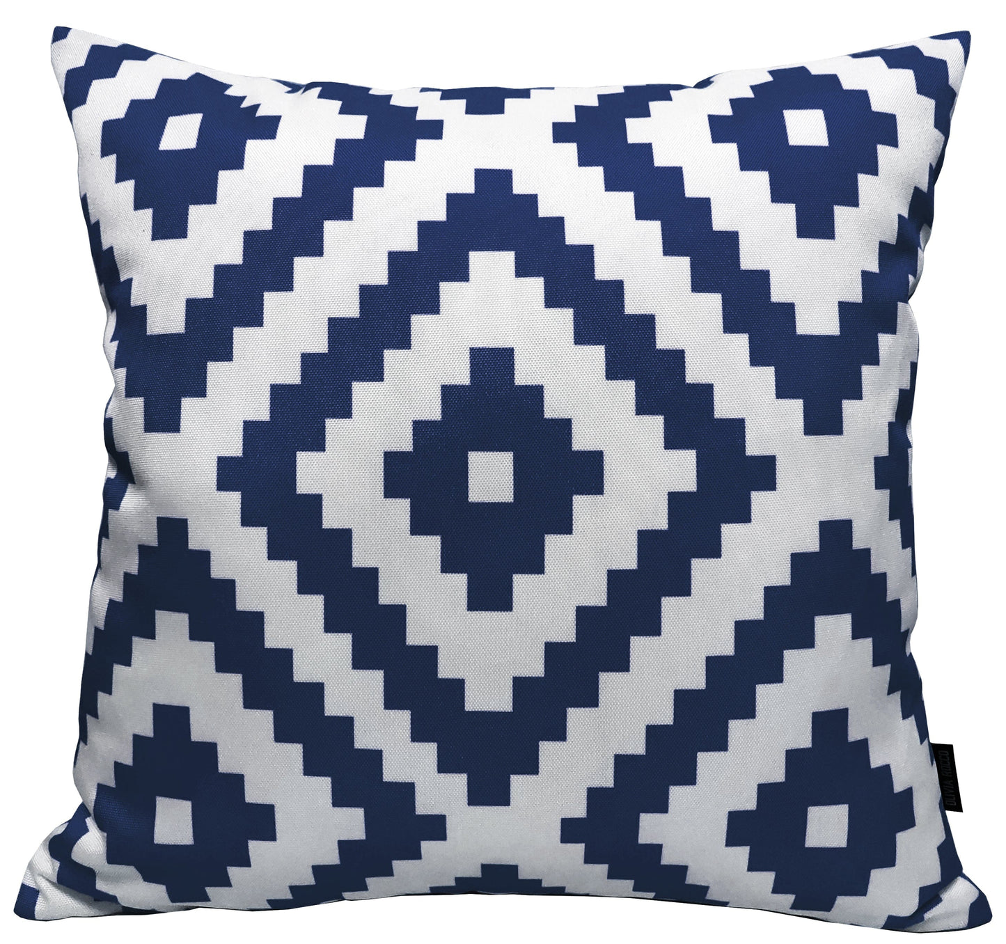 Nairobi Navy Waterproof Outdoor Cushions Weather-Resistant Decorative Pillows for Patio Garden Travel Beach Versatile Indoor Outdoor Use by OLIVIA ROCCO