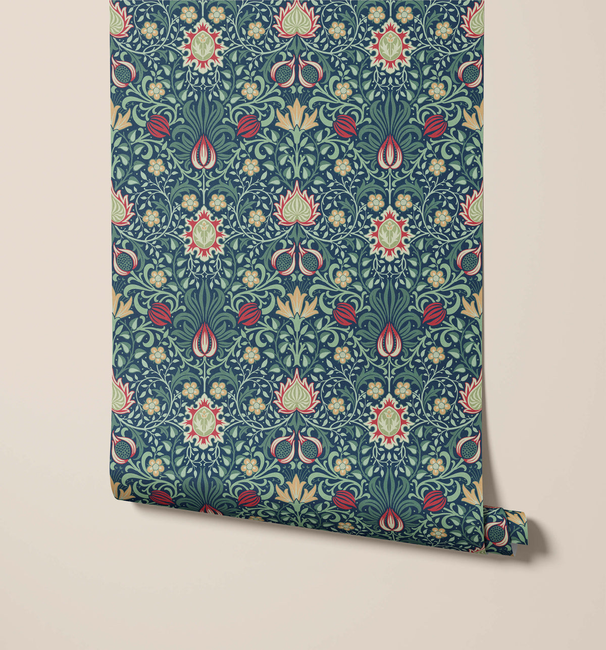 Bobbi Beck Nasri Persian Floral Wallpaper